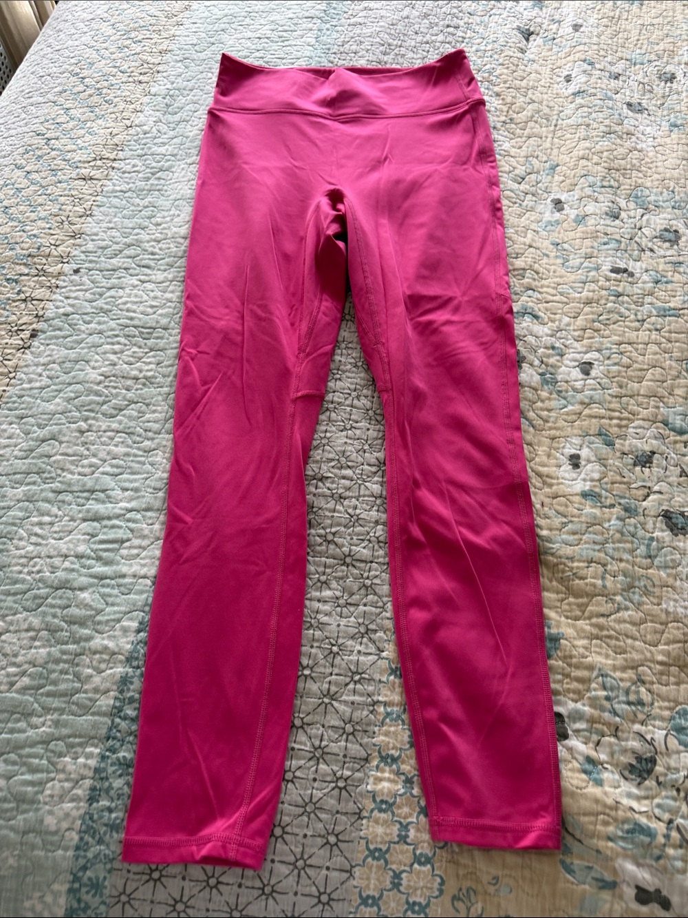 Fabletics Bright Pink Girls' Active Leggings